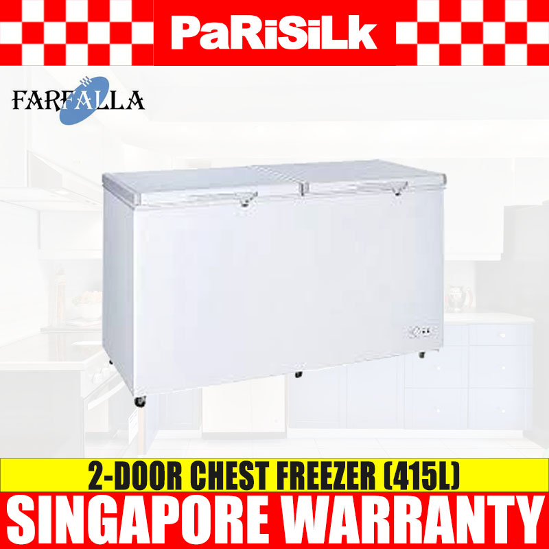 (Bulky) Farfalla FCF-415W 2-Door Chest Freezer (415L)