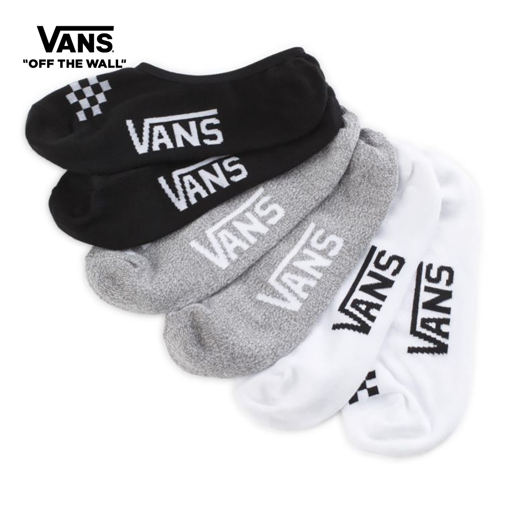 Vans Classic Assorted Canoodle Socks (Size 6.5-10, 3 Pack) Women Us Socks & Tights White VN0A48HJ4481
