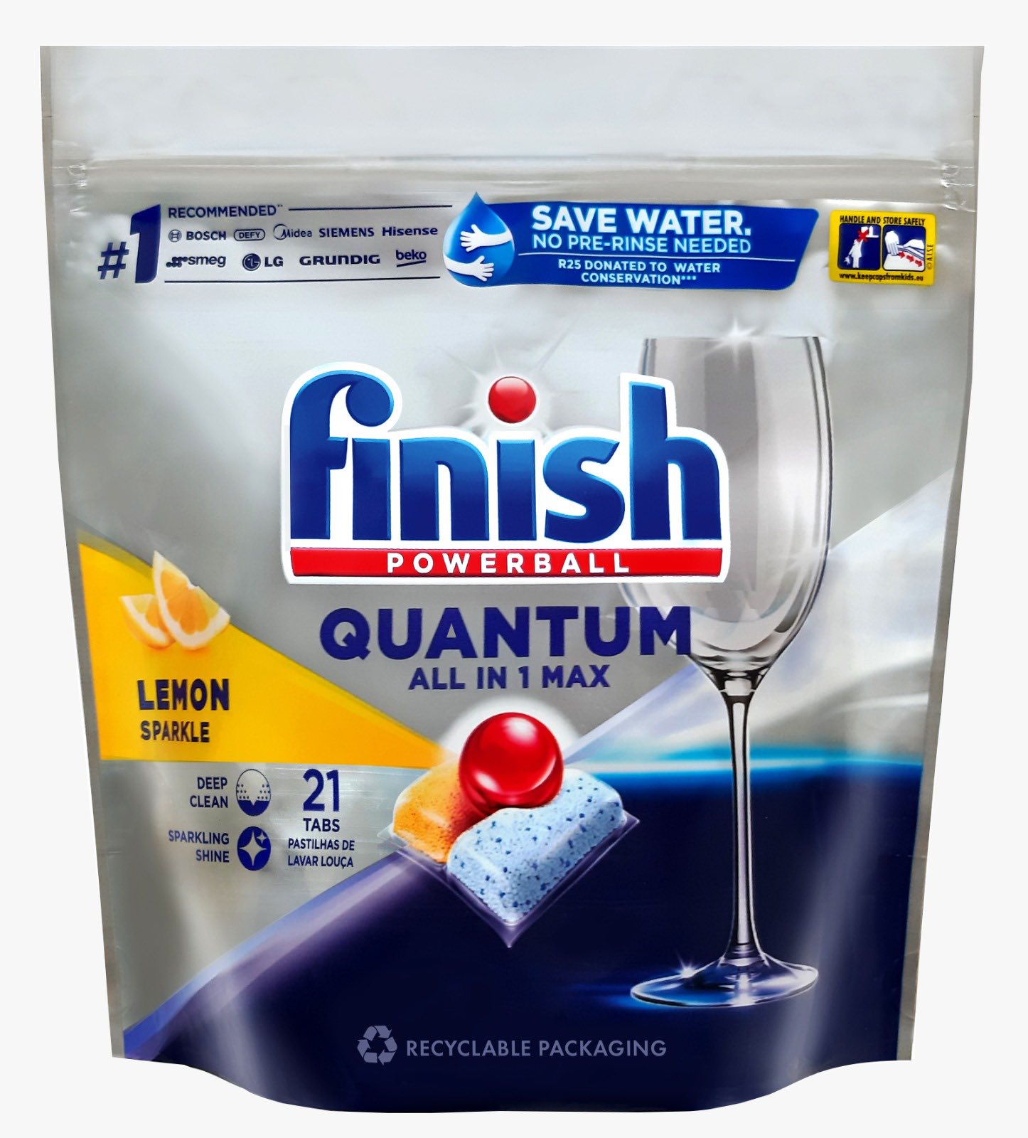 [NOT FOR SALE]  [x2]Finish Powerball Quantum Tablets Dishwashing Cleaner 218G