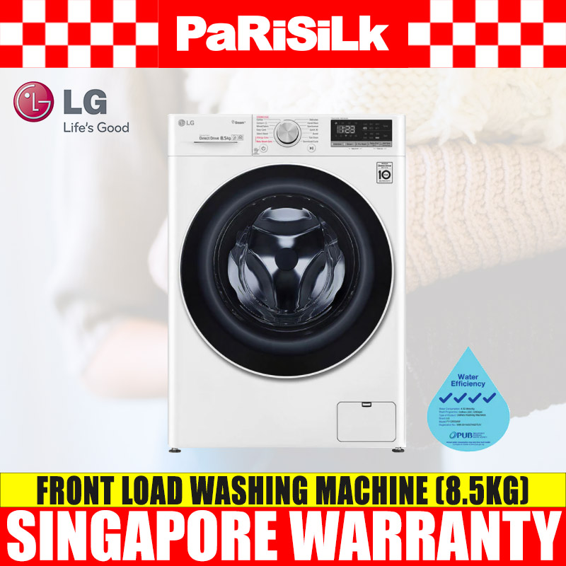 (Bulky) LG FV1285S4W Front Load Washing Machine (8.5kg) - 4 Ticks